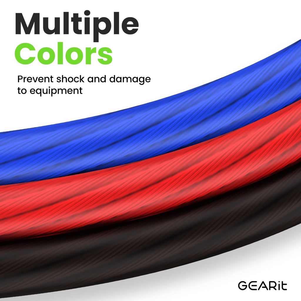 1/0 Gauge Wire (25Ft - Red Translucent) Copper Clad Aluminum CCA - Primary Automotive Wire Power/Ground, Battery Cable, Car Audio Speaker, RV Trailer, Amp, Electrical 0Ga AWG 25 Feet