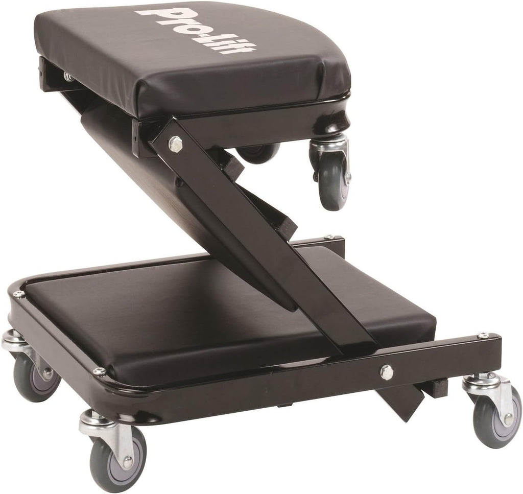 C-9100 Black 40" Foldable Z Creeper (450 Pounds)