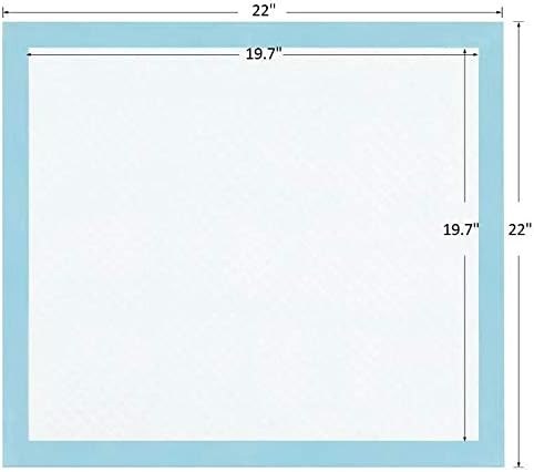 Pet Training and Puppy Pads Pee Pads for Dogs 22"X22"-50 Count Super Absorbent & Leak-Proof