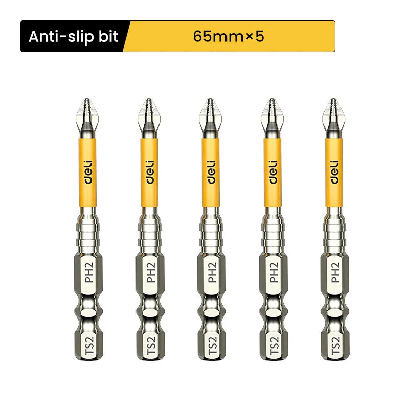 Non-Slip PH2 Magnetic Batch Head Cross Screwdriver Hardness Drill Bit Screw Driver Hand Tools 25/50/65/70/90/150Mm