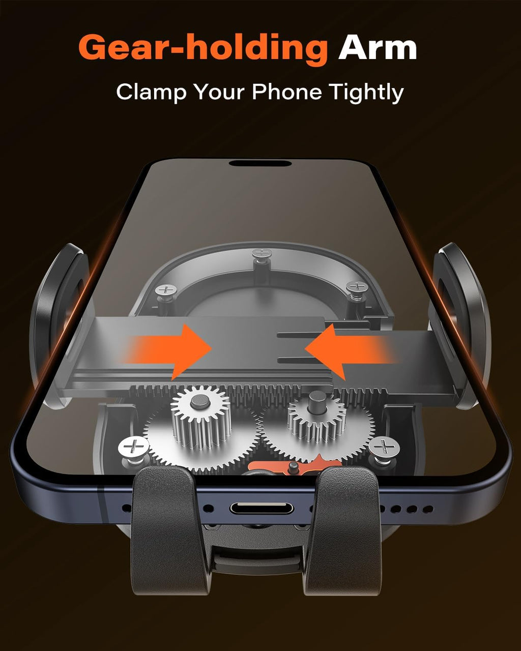 Suction Cup Phone Mount, Universal Phone Holders for Your Car Windshield/Dashboard/Window, Cell Phone Holder Car with Sticky Gel Pad, Compatible with Iphone, Samsung, All Cellphone