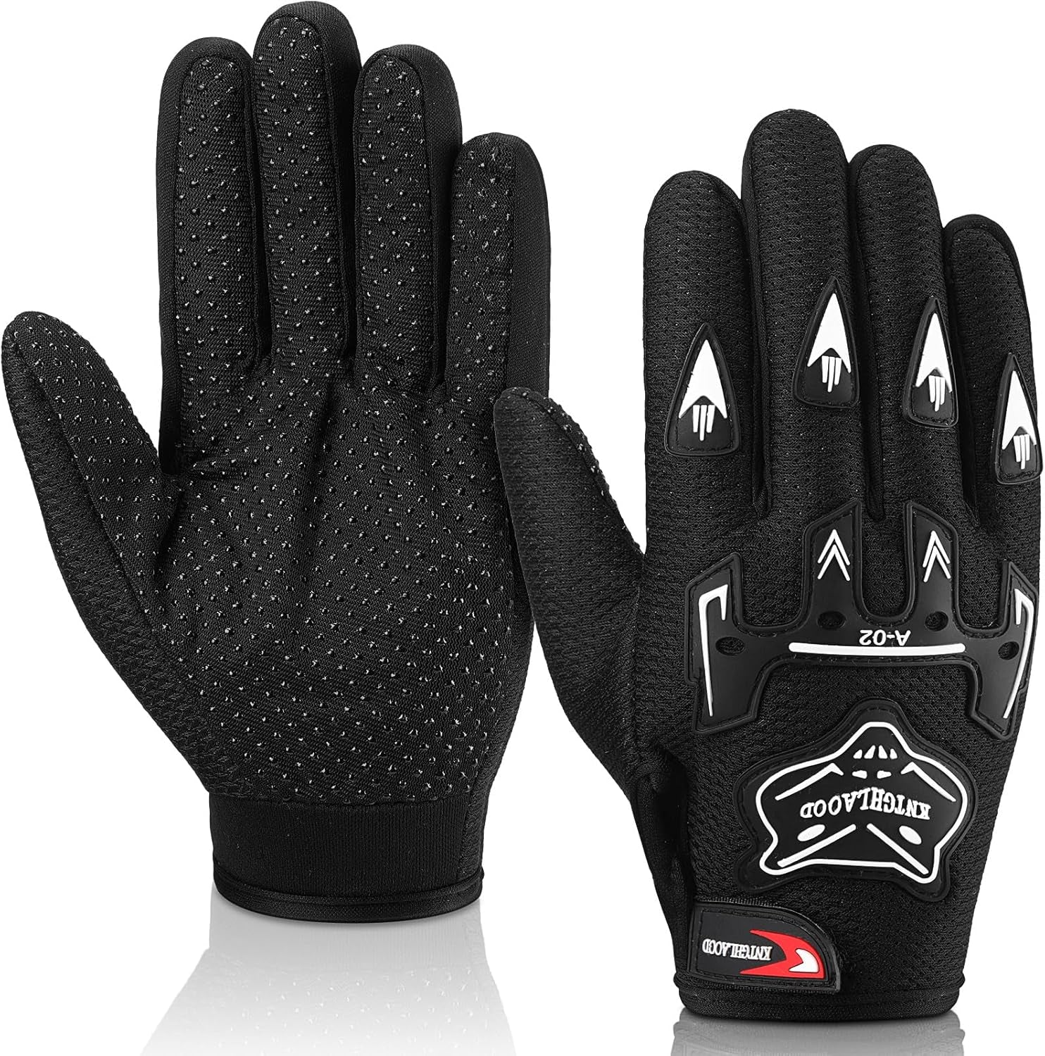 Motorcycle Gloves Riding Dirty Bike Gloves Racing Winter Power Sports Supplies for Riding Cycling Hiking Outdoor(Black,9.06 X 4.53 Inches)