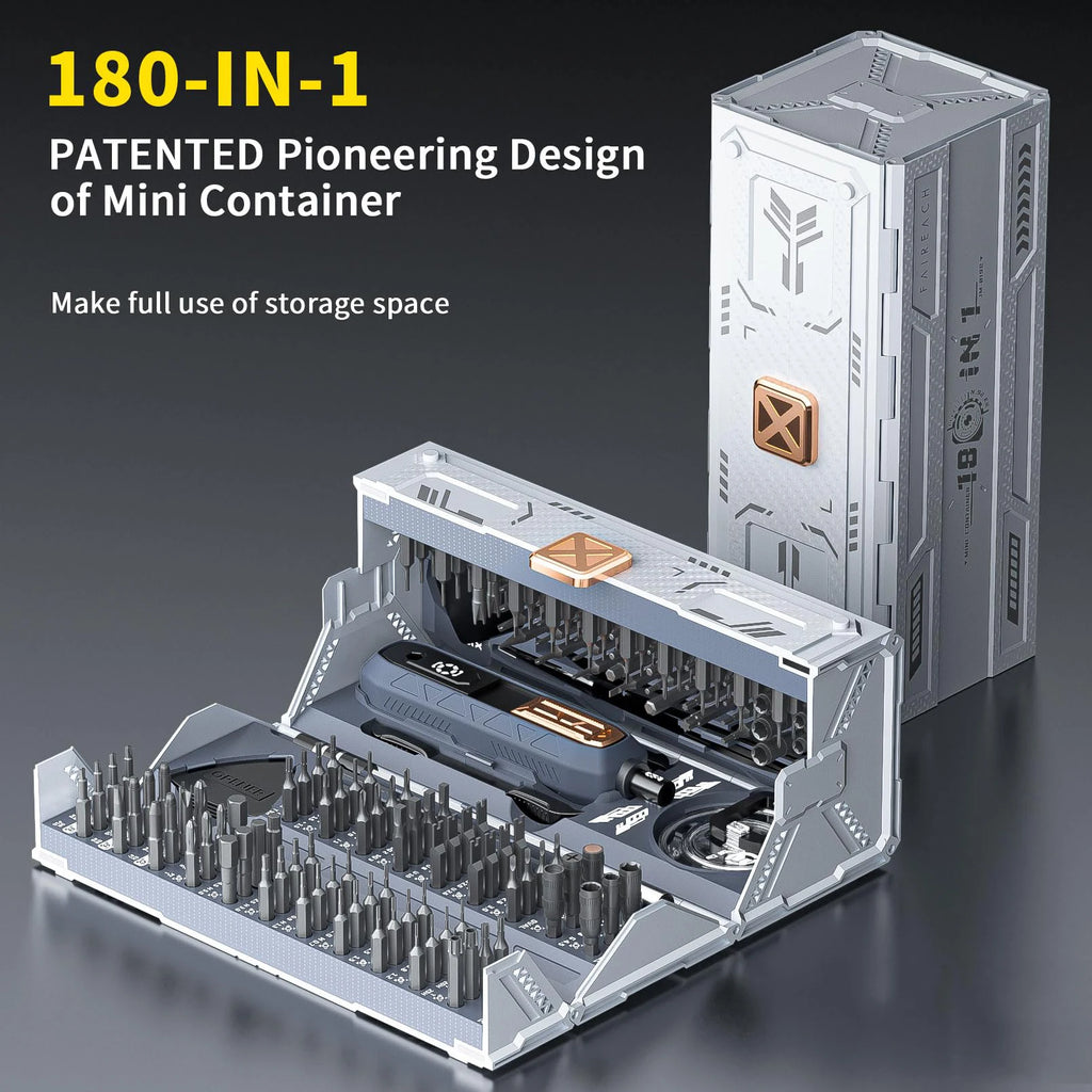 180 in 1 Precision Screwdriver Set Magnetic Drill Bits Professional Hand Repair Tools for Iphone Watch Glasses with Storage Box