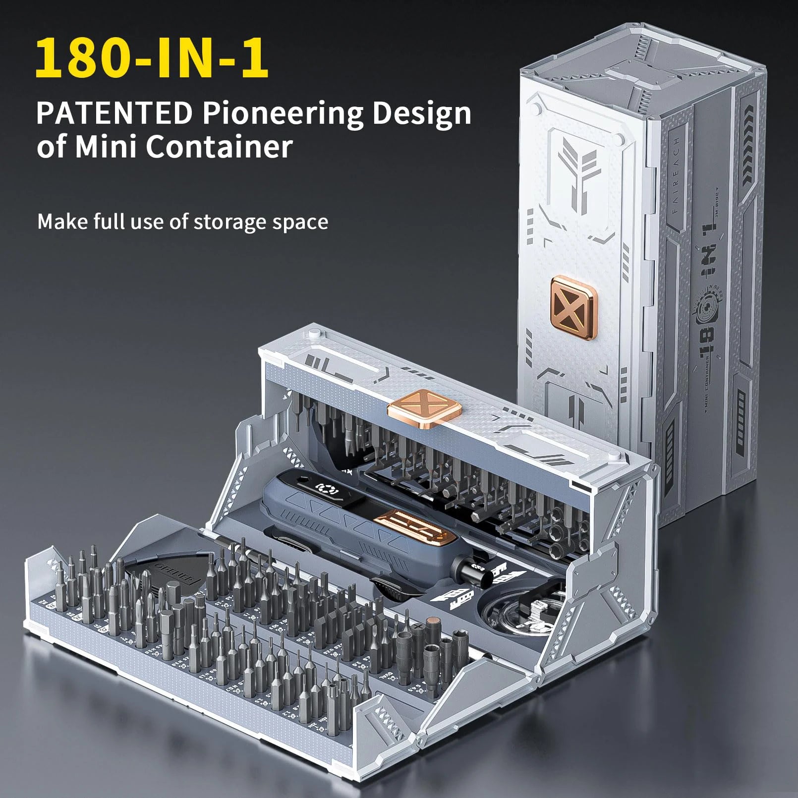 180 in 1 Precision Screwdriver Set Magnetic Drill Bits Professional Hand Repair Tools for Iphone Watch Glasses with Storage Box