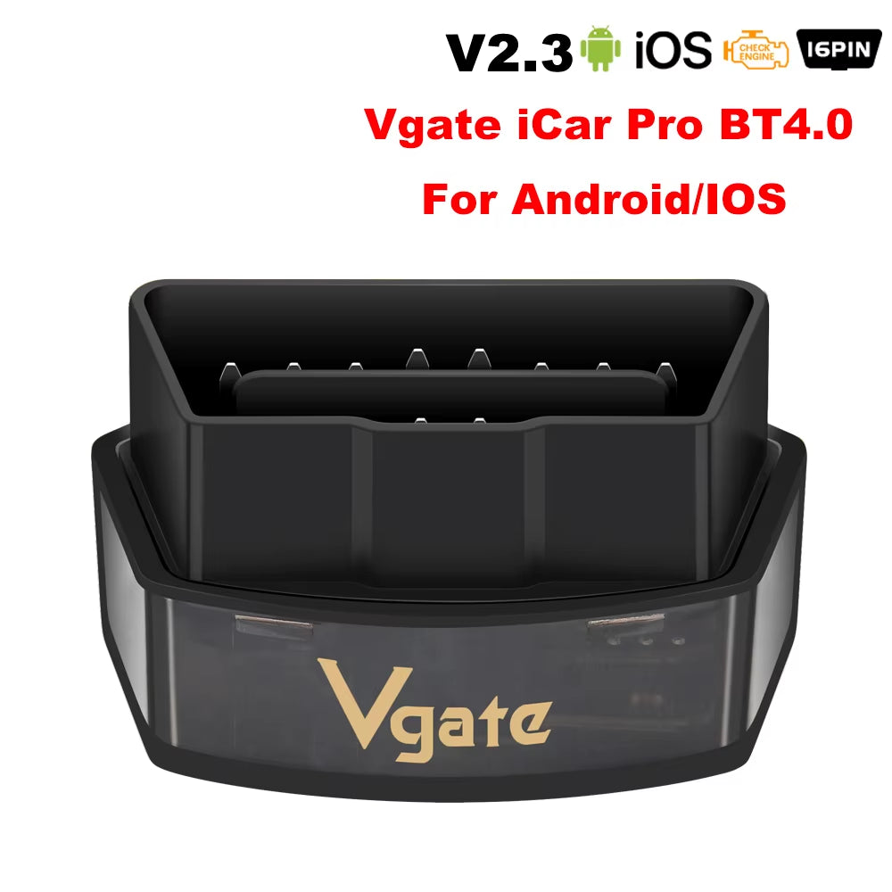Vgate Icar Pro Elm327 V2.3 OBD 2 OBD2 Car Diagnostic Tool WIFI Bluetooth 4.0 for IOS Scan Tool ODB2 Auto Scanner PK ELM 327 V1 5