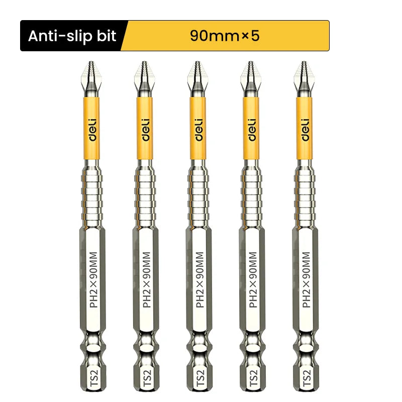 Non-Slip PH2 Magnetic Batch Head Cross Screwdriver Hardness Drill Bit Screw Driver Hand Tools 25/50/65/70/90/150Mm