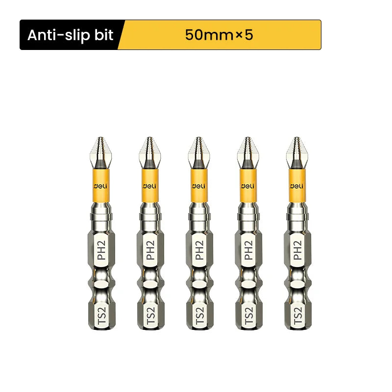 Non-Slip PH2 Magnetic Batch Head Cross Screwdriver Hardness Drill Bit Screw Driver Hand Tools 25/50/65/70/90/150Mm